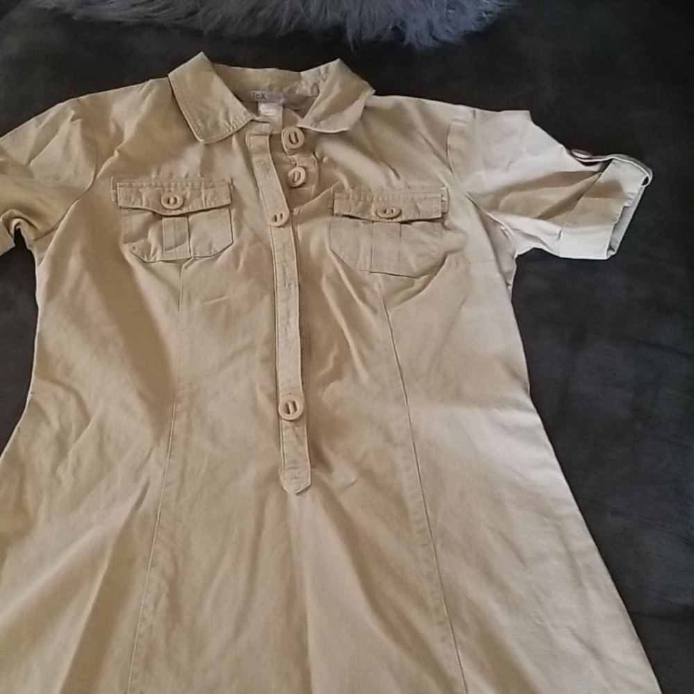 Safari /cargo mini dress